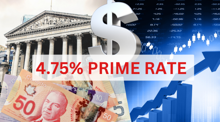 Bank of Canada Cuts Interest Rate to 4.75%
